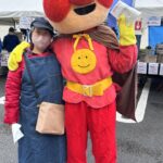 チラシ配り頑張りました！